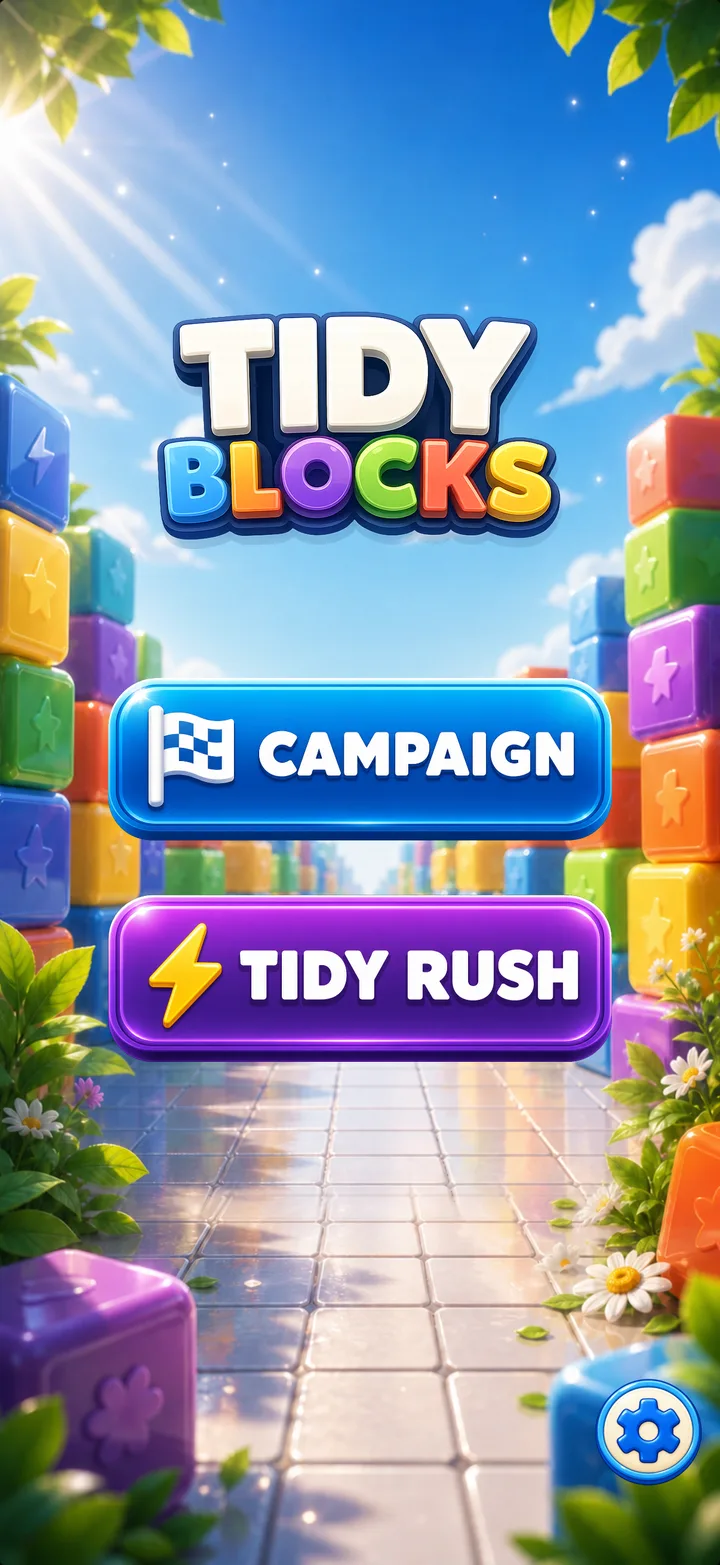 Tidy Blocks campaign screen